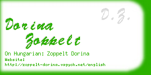 dorina zoppelt business card